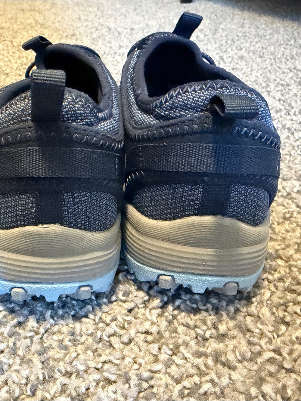 Skechers Navy Blue Memory Foam Slip-On Sneakers - Picture 10 of 12